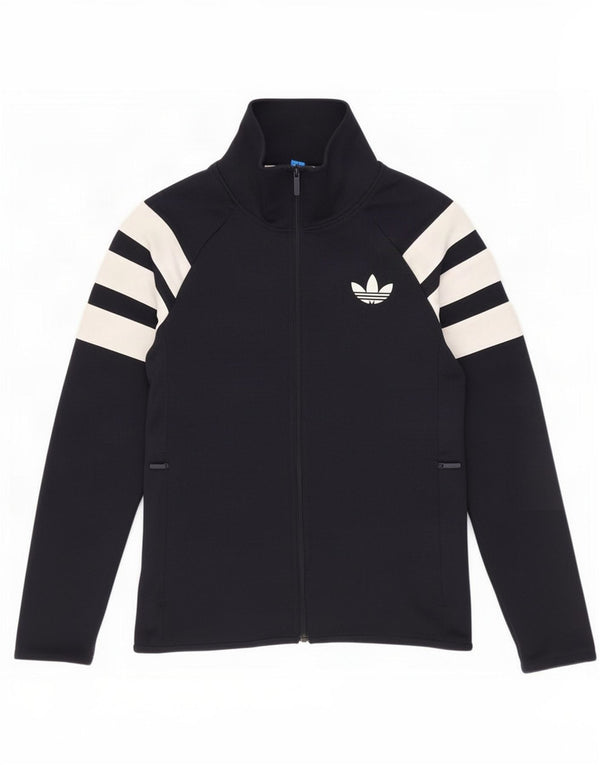 Ανδρική αθλητική φόρμα Adidas Top μπουφάν Small Navy Blue Colorblock Polyester