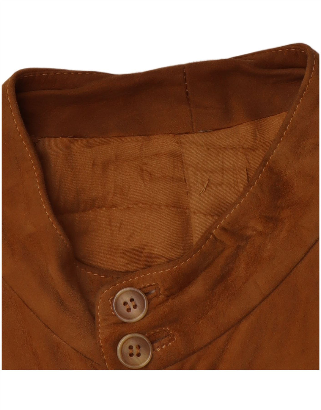 Vintage Ανδρικό Suede Bomber Jacket UK 38 Medium Brown