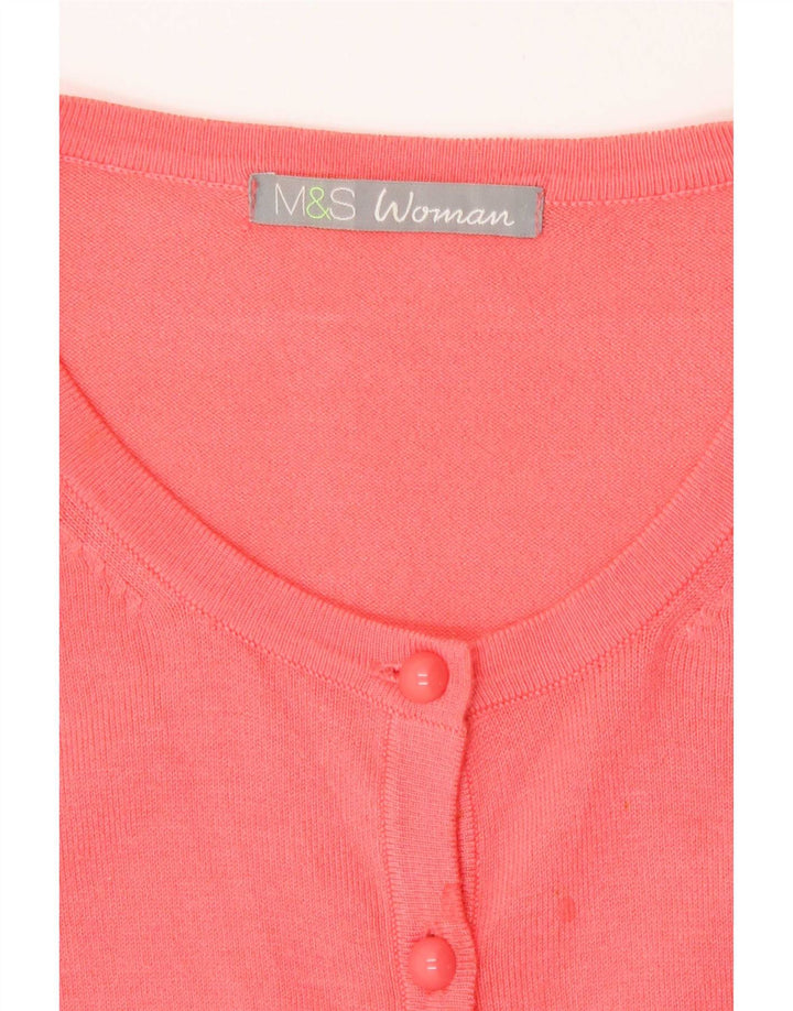 Marks & Spencer Γυναικεία Ζακέτα πουλόβερ UK 10 Small Pink