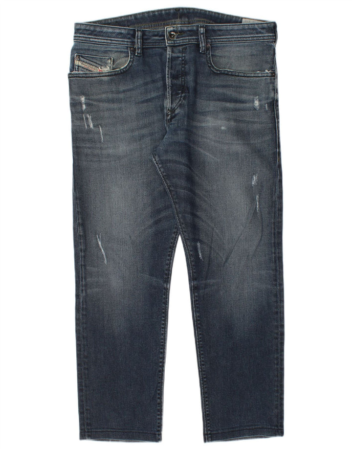 Ανδρικά Diesel Distressed Straight Jeans W33 L27 Μπλε