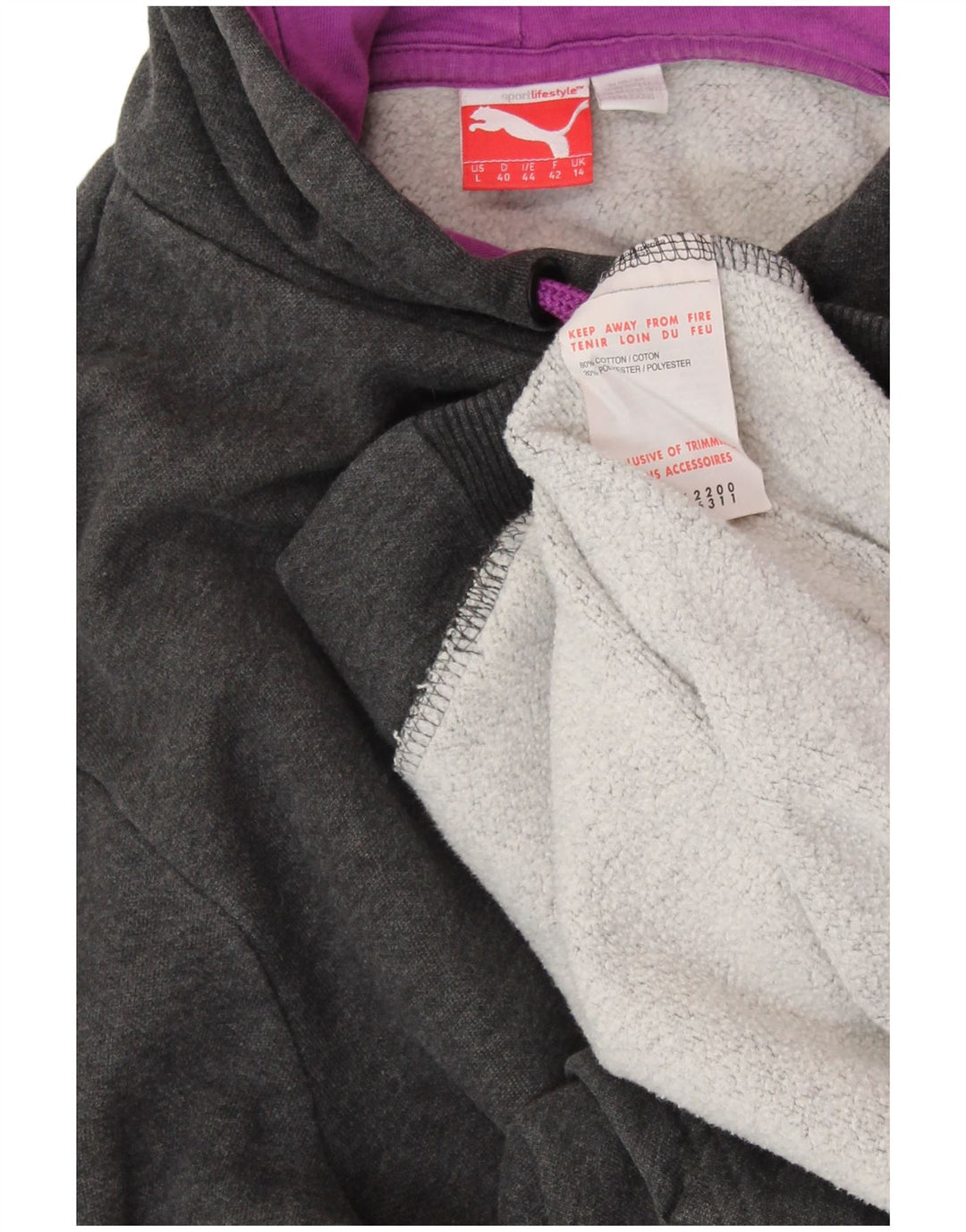 Γυναικεία κουκούλα με κουκούλα PUMA 14 Large βαμβακερά