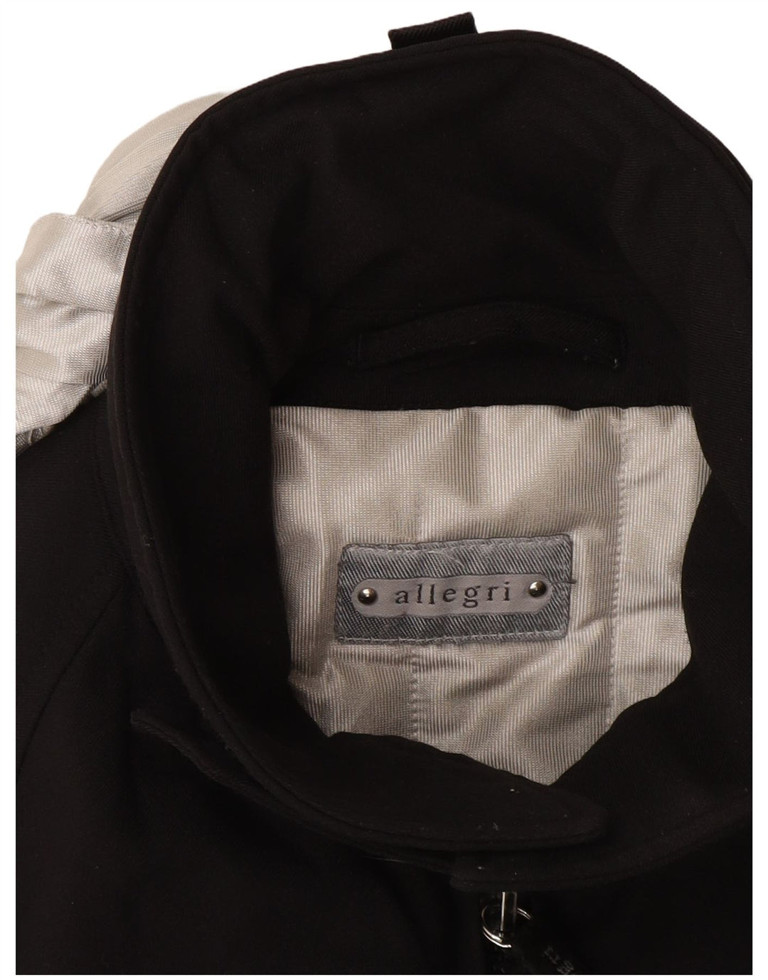 Ανδρικό μπουφάν αντιανεμικό με κουκούλα Allegri UK 40 μεγάλο μαύρο χρώμα