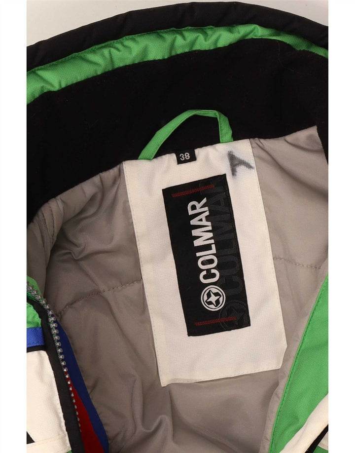 Colmar Γυναικείο Μπουφάν σκι IT 38 Medium Green Colourblock Sports
