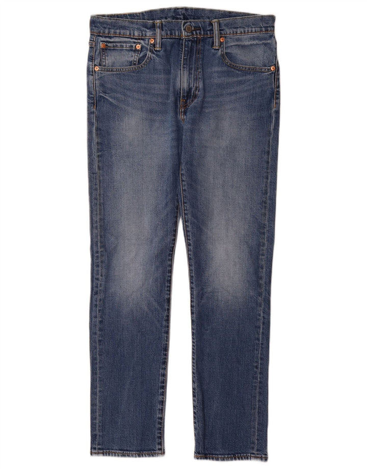Levi's Mens 502 Tapered Jeans W32 L32 Blue Cotton