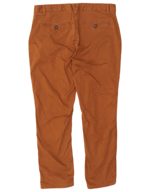 Ανδρικό παντελόνι Fat Face Slim Cropped W34 L24 Καφέ βαμβακερό