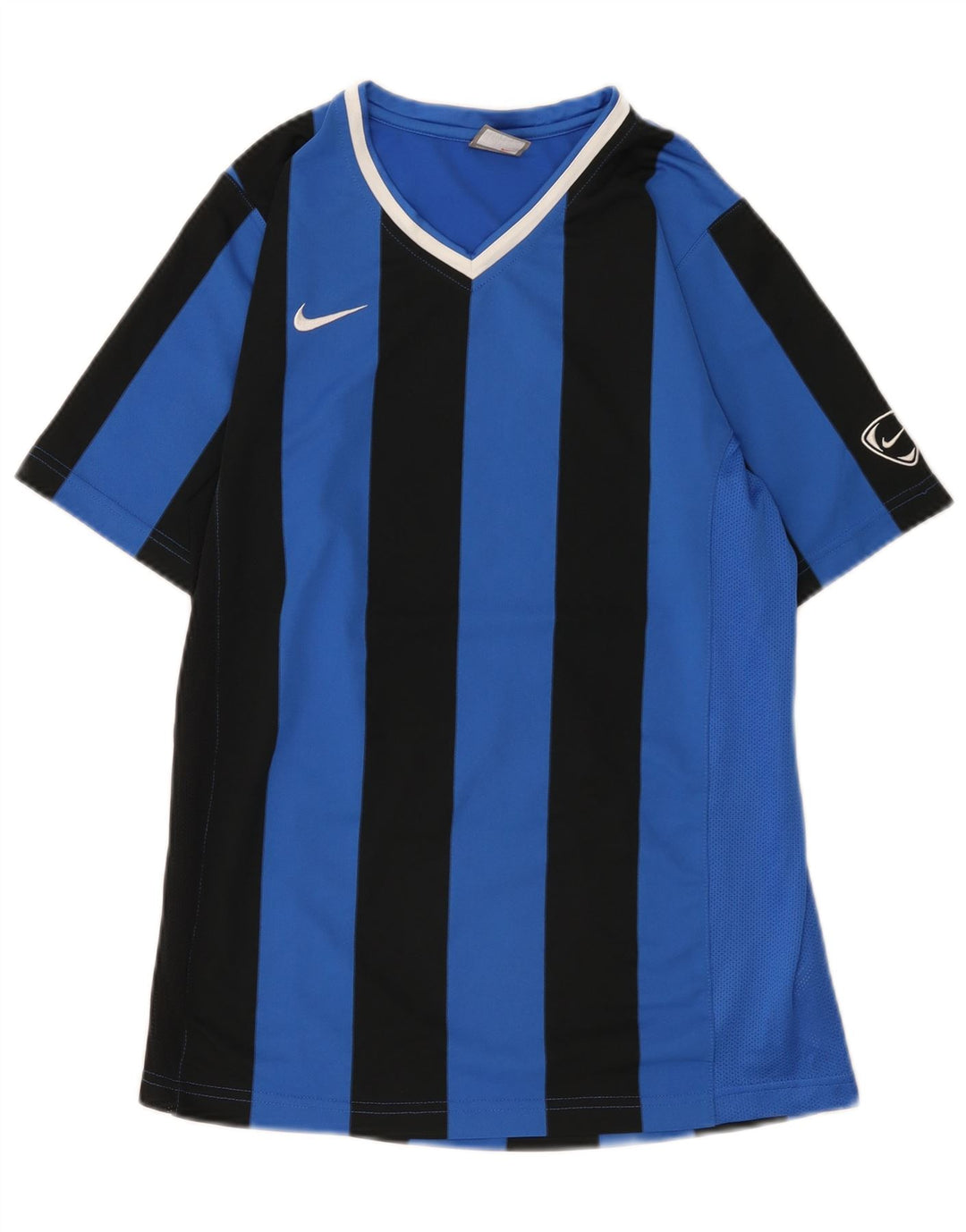 Nike Boys T-shirt 13-14 ετών XL μπλε ριγέ πολυεστέρα