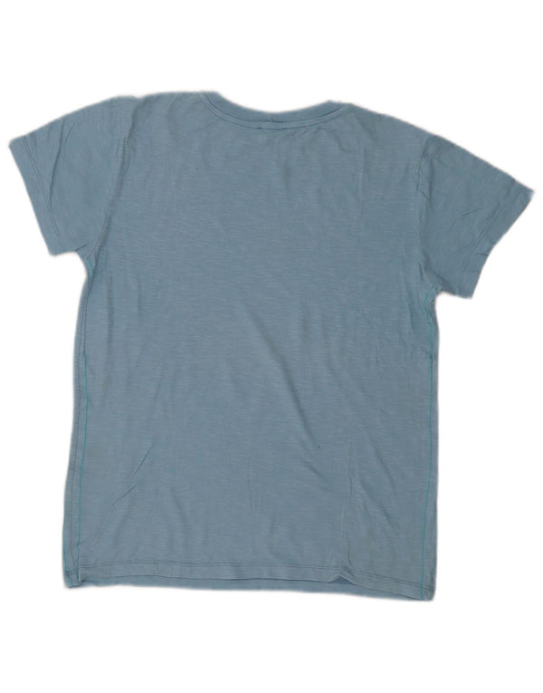 Γυναικείο γραφικό μπλουζάκι Benetton Top UK 14 Medium Blue
