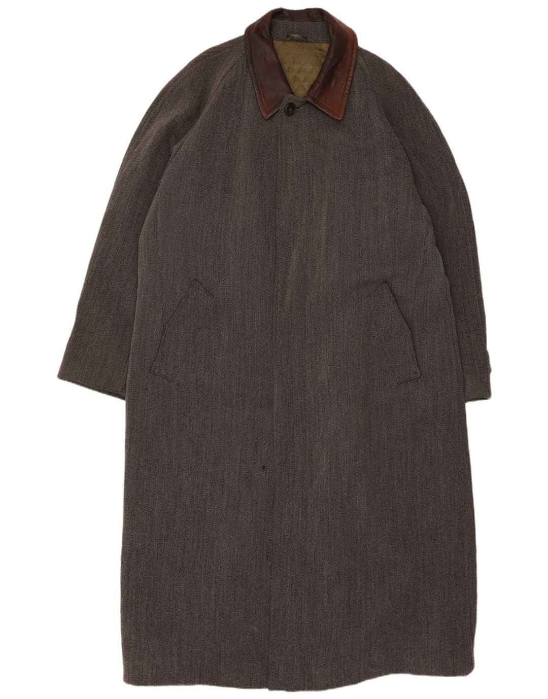 Ανδρικό παλτό HUGO BOSS UK 42 XL Γκρι μαλλί