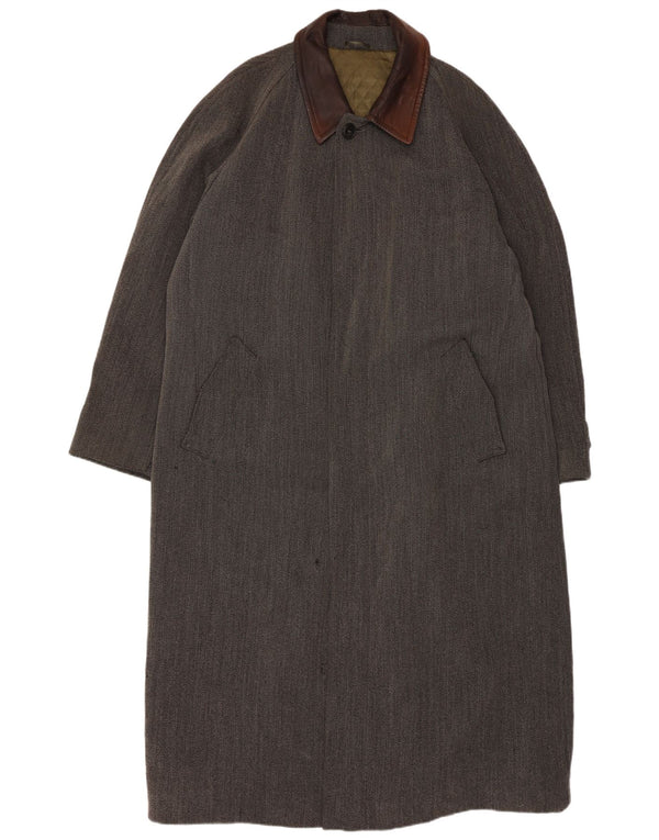 Ανδρικό παλτό HUGO BOSS UK 42 XL Γκρι μαλλί