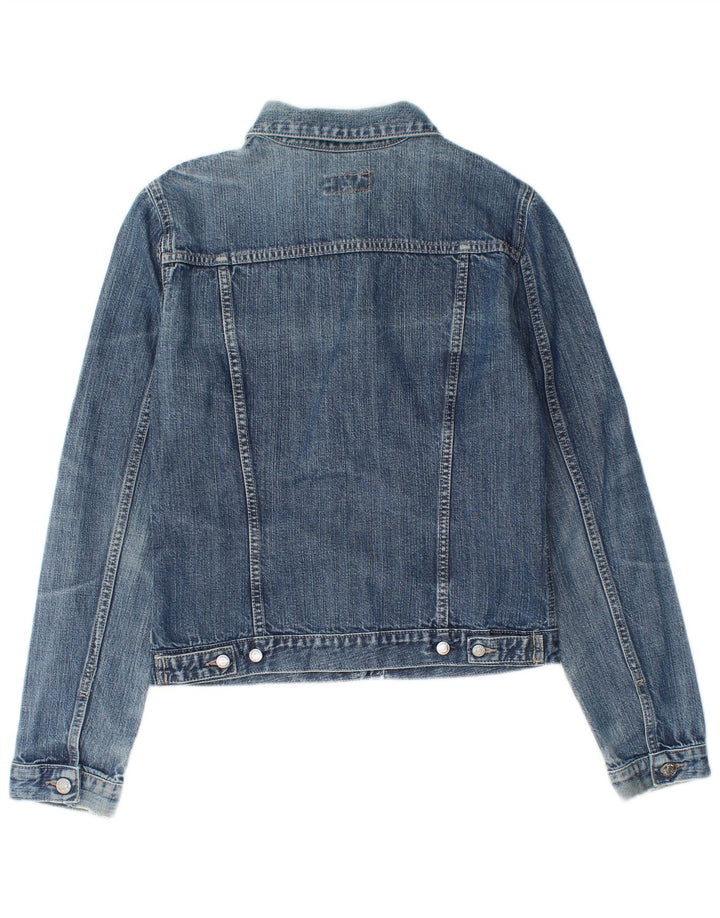 Carrera Γυναικείο Τζιν Μπουφάν UK 12 μεσαίο μπλε βαμβακερό