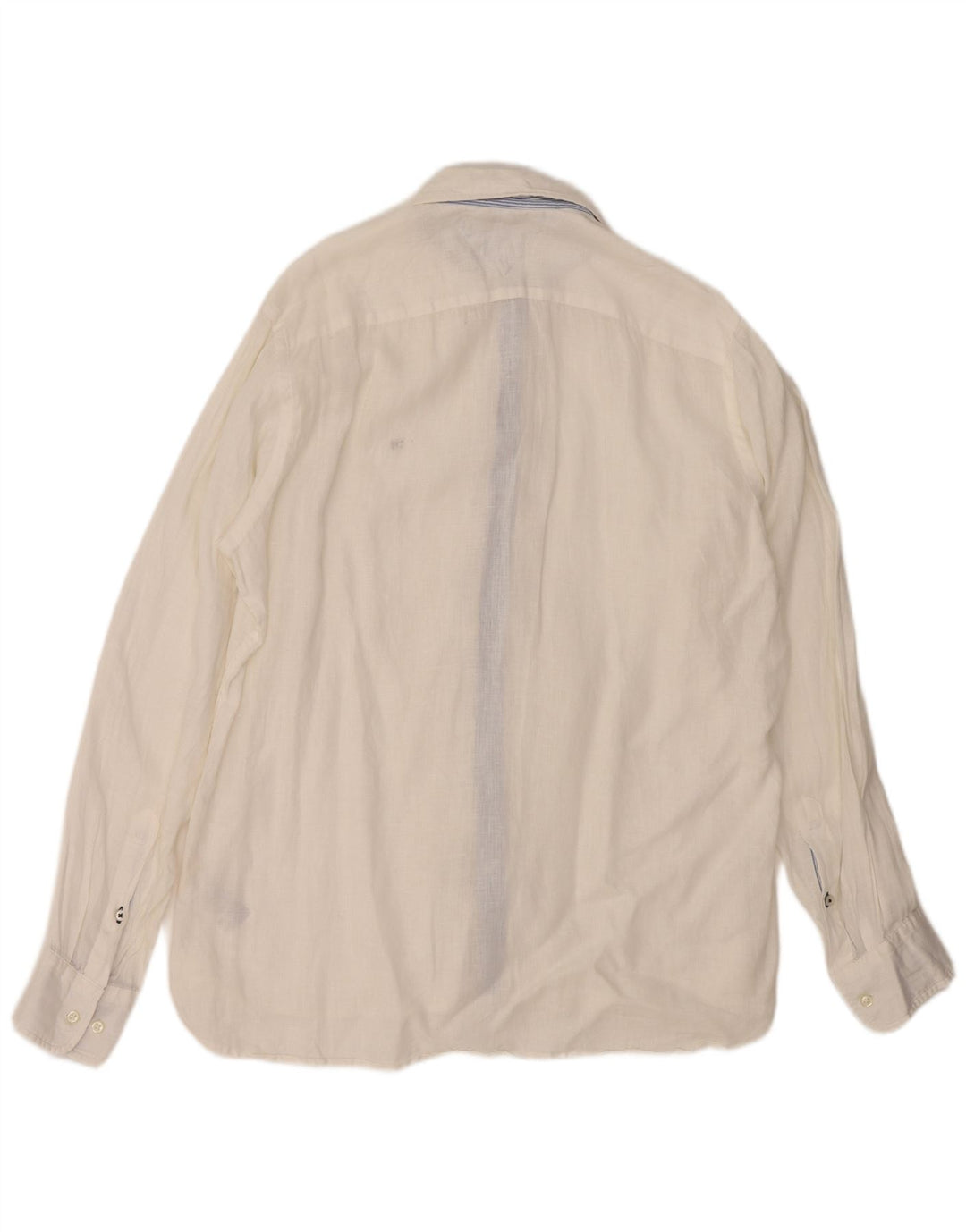 Ανδρικό πουκάμισο TOMMY HILFIGER Μεσαίο λευκό λινό