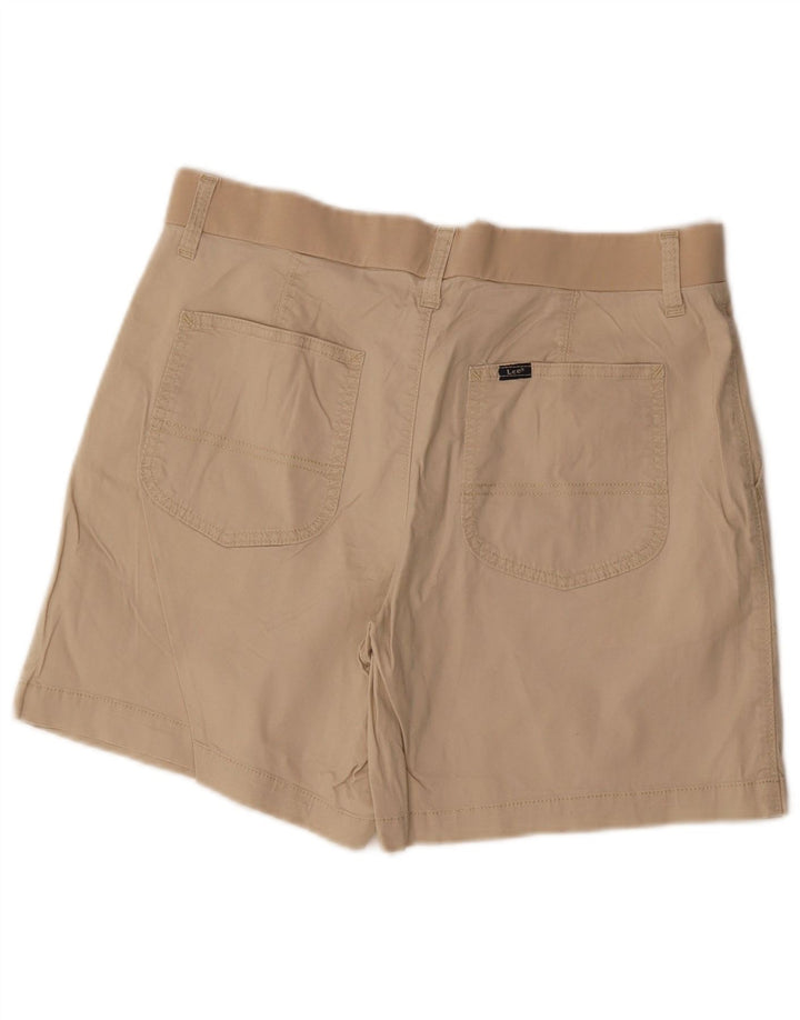 LEE Womens Chino Shorts W32 Large Beige