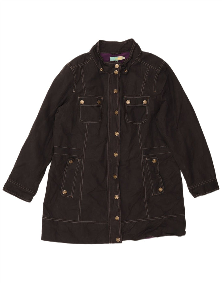 Boden Γυναικείο Utility Oversized Πανωφόρι UK 10 Small Black