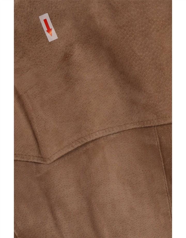 Peter Werth γυναικείο σουέτ μπουφάν UK 18 XL Beige Leather Classic