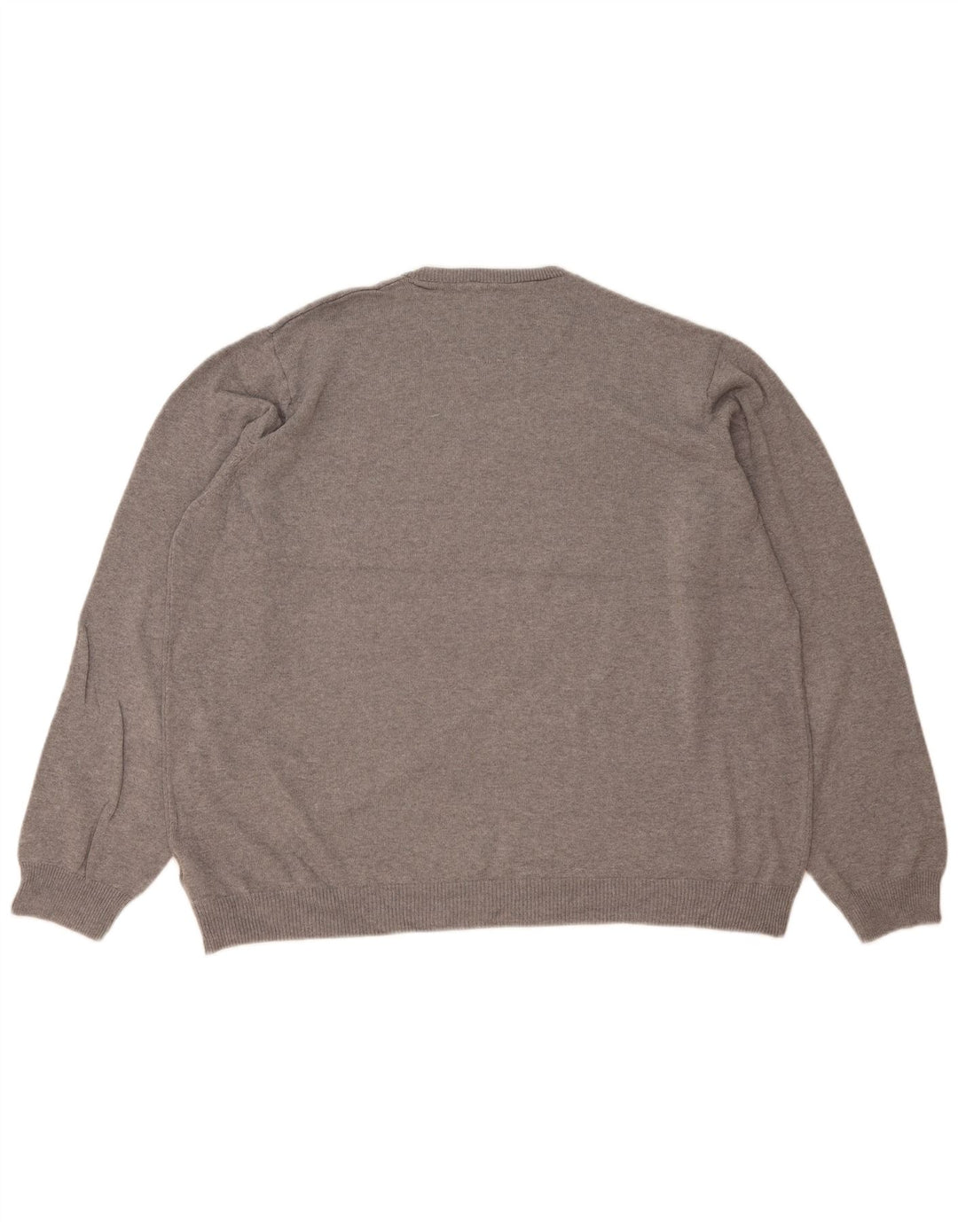 Ανδρικό πουλόβερ Marks & Spencer Regular Fit Crew Neck Jumper 2XL γκρι βαμβακερό