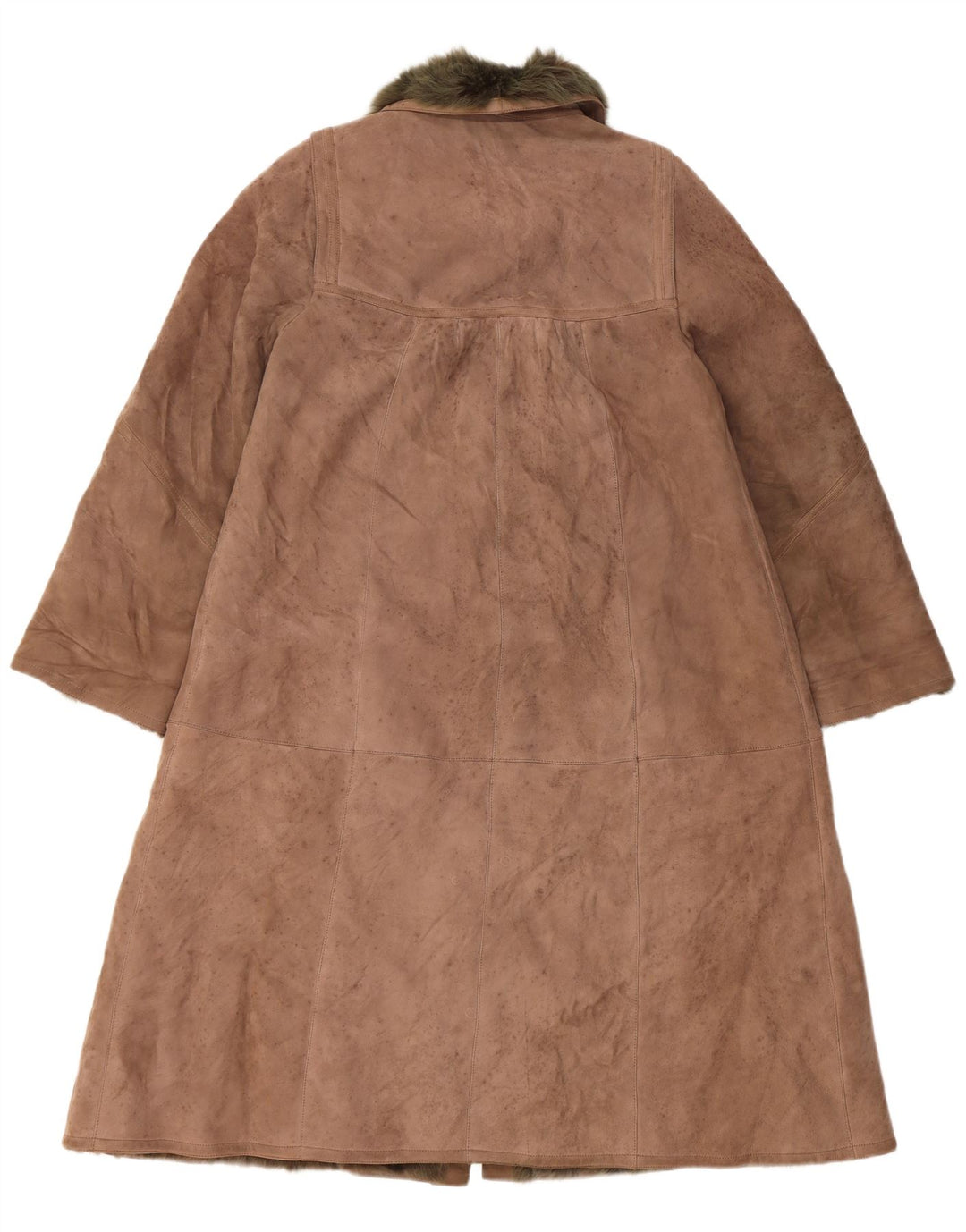 VINTAGE Γυναικείο Παλτό Shearling UK 14 Large Beige