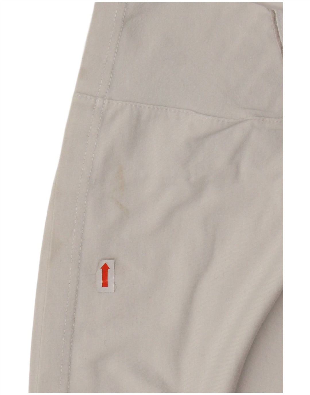 ADIDAS Γυναικείο T-Shirt Top UK 14 Large Off White βαμβακερό