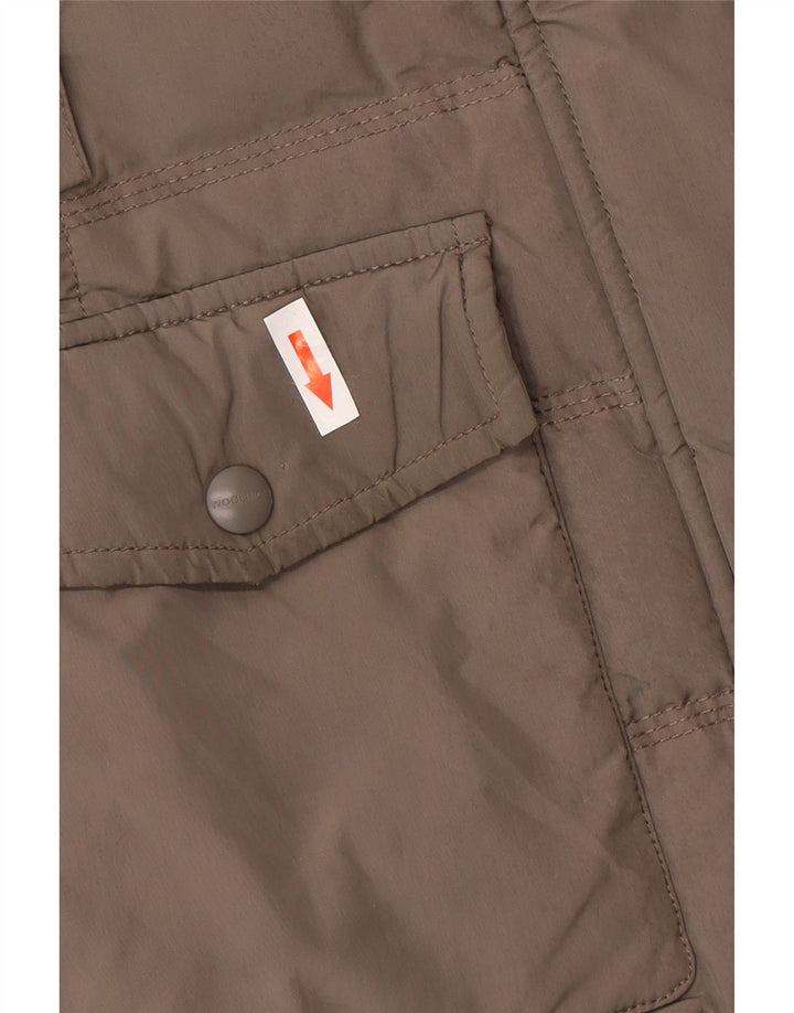 Woolrich Γυναικείο παλτό με κουκούλα UK 6 XS Γκρι πολυεστέρα χειμώνα