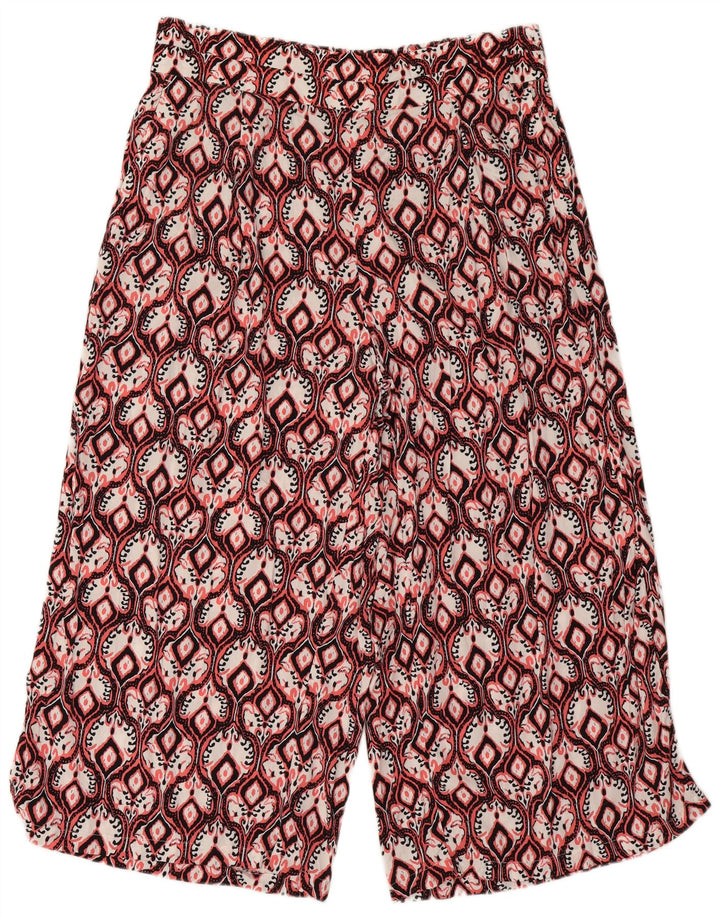 Marks & Spencer Γυναικείο Cropped Παντελόνι UK 16 Large W34 L24 Πολύχρωμο