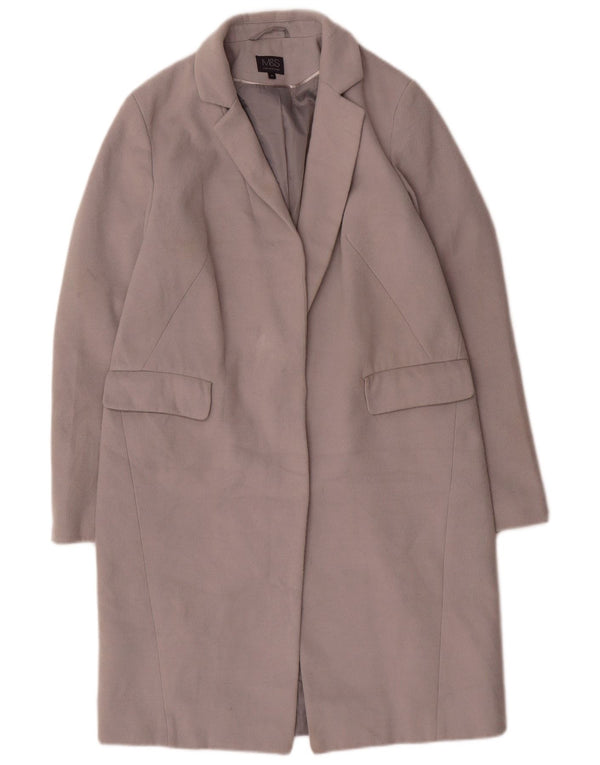 Marks & Spencer Γυναικείο Ανοιχτό Πανωφόρι UK 10 Small Grey Polyester