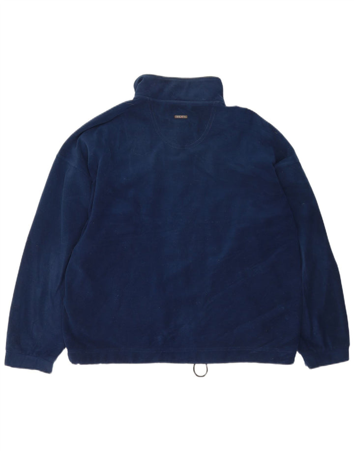 Think Pink Mens Fleece Jacket UK 40 Large Navy Blue Polyester