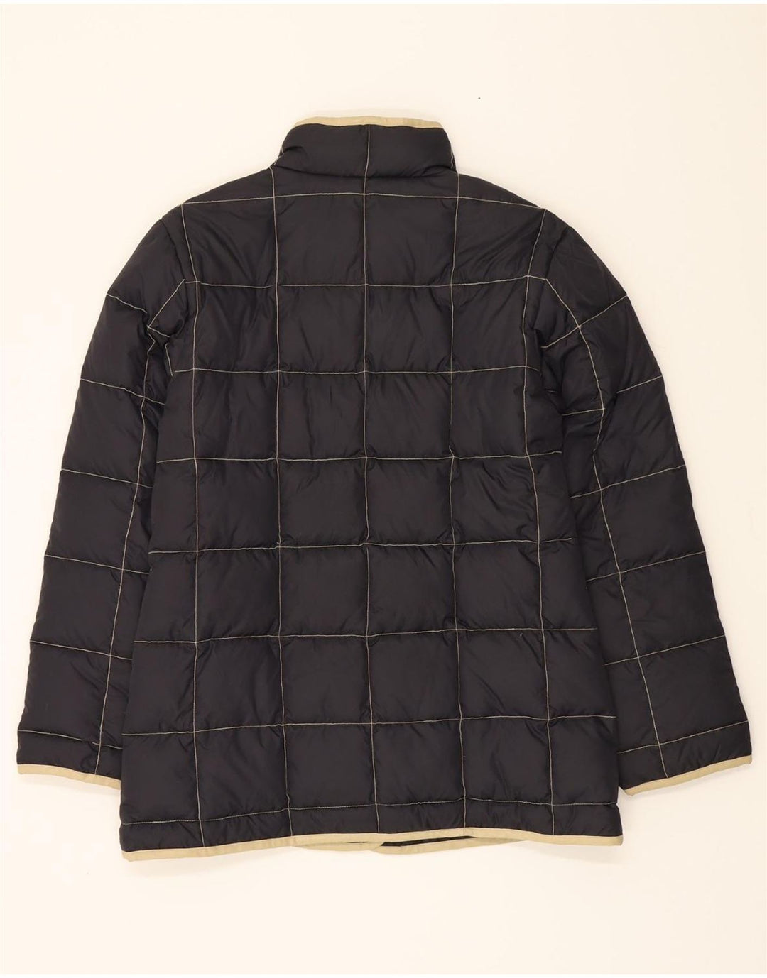ICEPORT Womens Padded Jacket UK 14 Medium Navy Blue Nylon Vintage Iceport and Second-Hand Iceport from Messina Hembry 