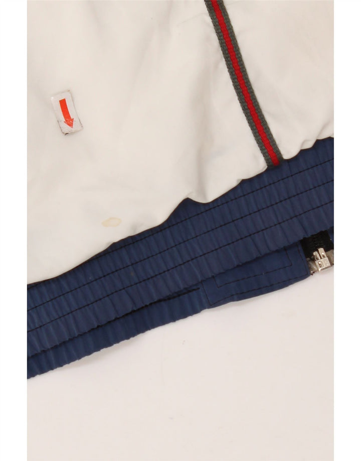 Ανδρική φόρμα LOTTO Top Jacket UK 36/38 Small White Colourblock Polyester