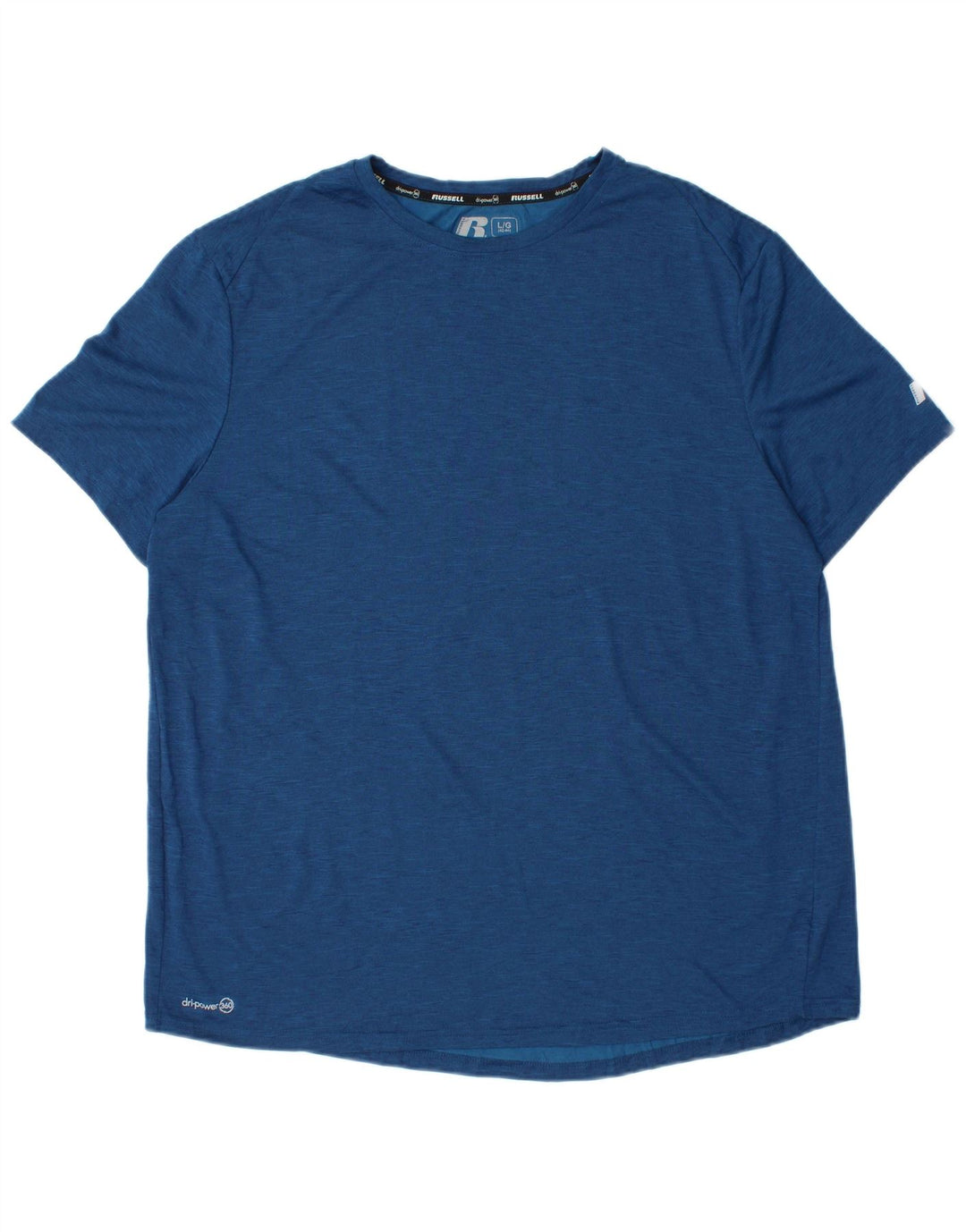 Russell Athletic Ανδρικό T-Shirt Dri-Power Top UK 42/44 Large Blue Polyester