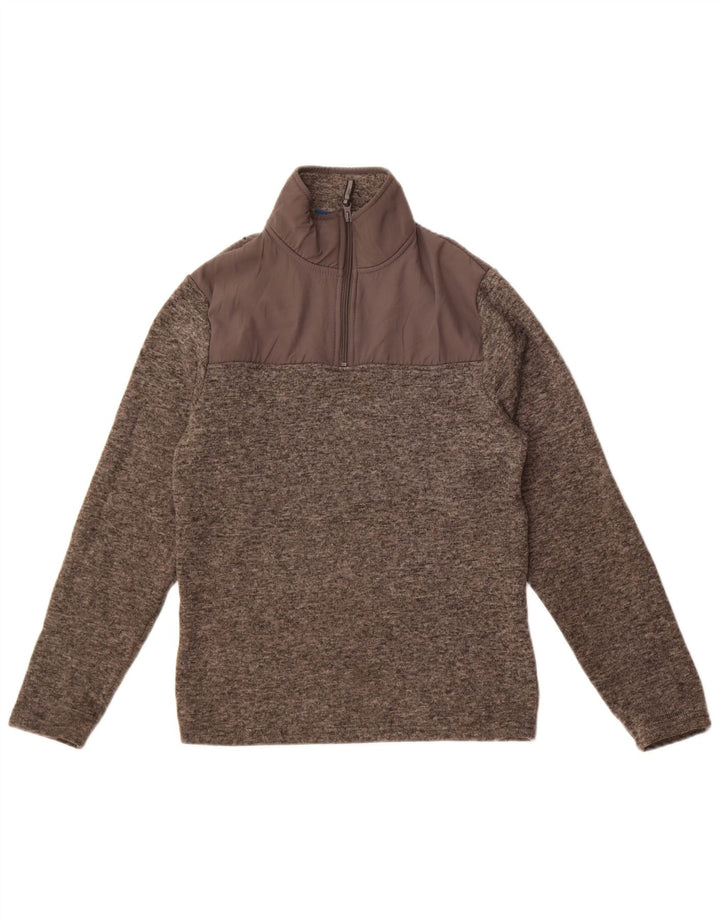 Ανδρικό φούτερ με φερμουάρ Mountain Warehouse, Jumper Small Grey Flecked