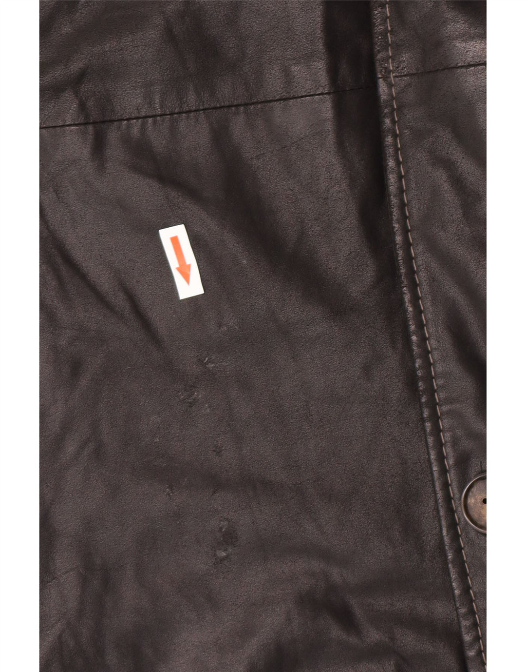 Vintage Ανδρικό Δερμάτινο Παλτό IT 58 4XL Μαύρο Δερμάτινο