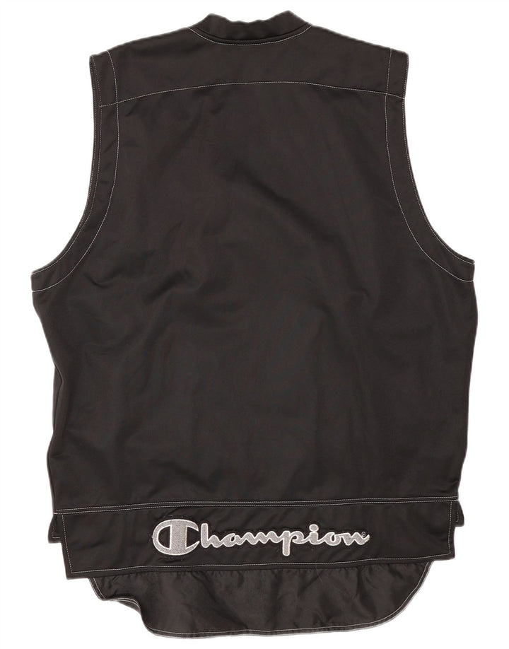 Champion Mens Gilet UK 40 Large Black Polyester
