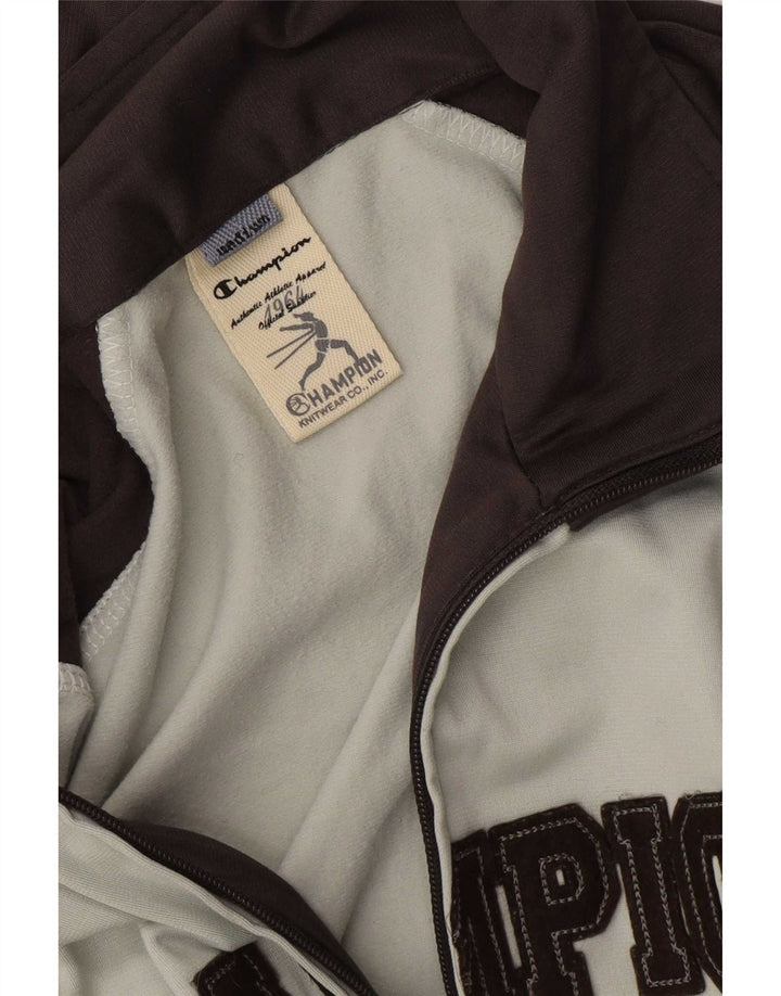 Ανδρική φόρμα Champion Graphic Top Jacket Medium Grey Colourblock