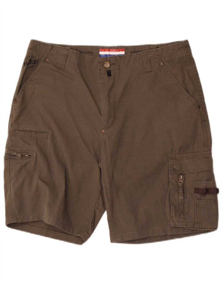 Issa Ανδρικό Σορτς Cargo Large W36 Khaki