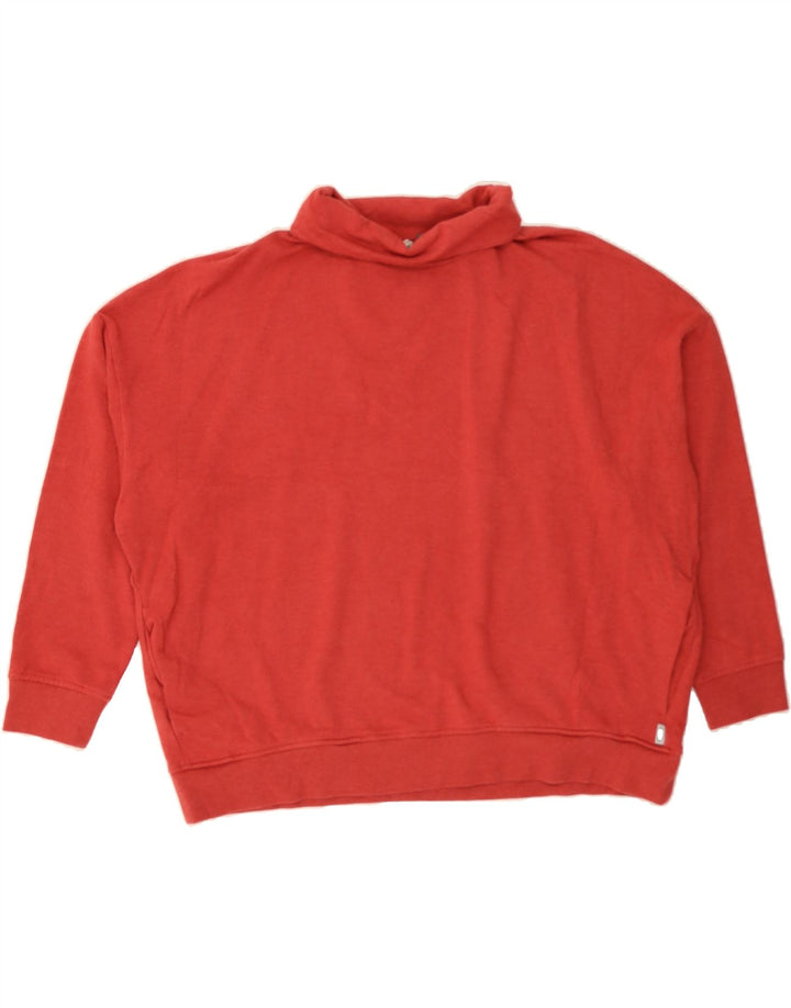 EDDIE BAUER Womens Oversized Roll Neck Sweatshirt Jumper UK 18 XL Red Vintage Eddie Bauer and Second-Hand Eddie Bauer from Messina Hembry 