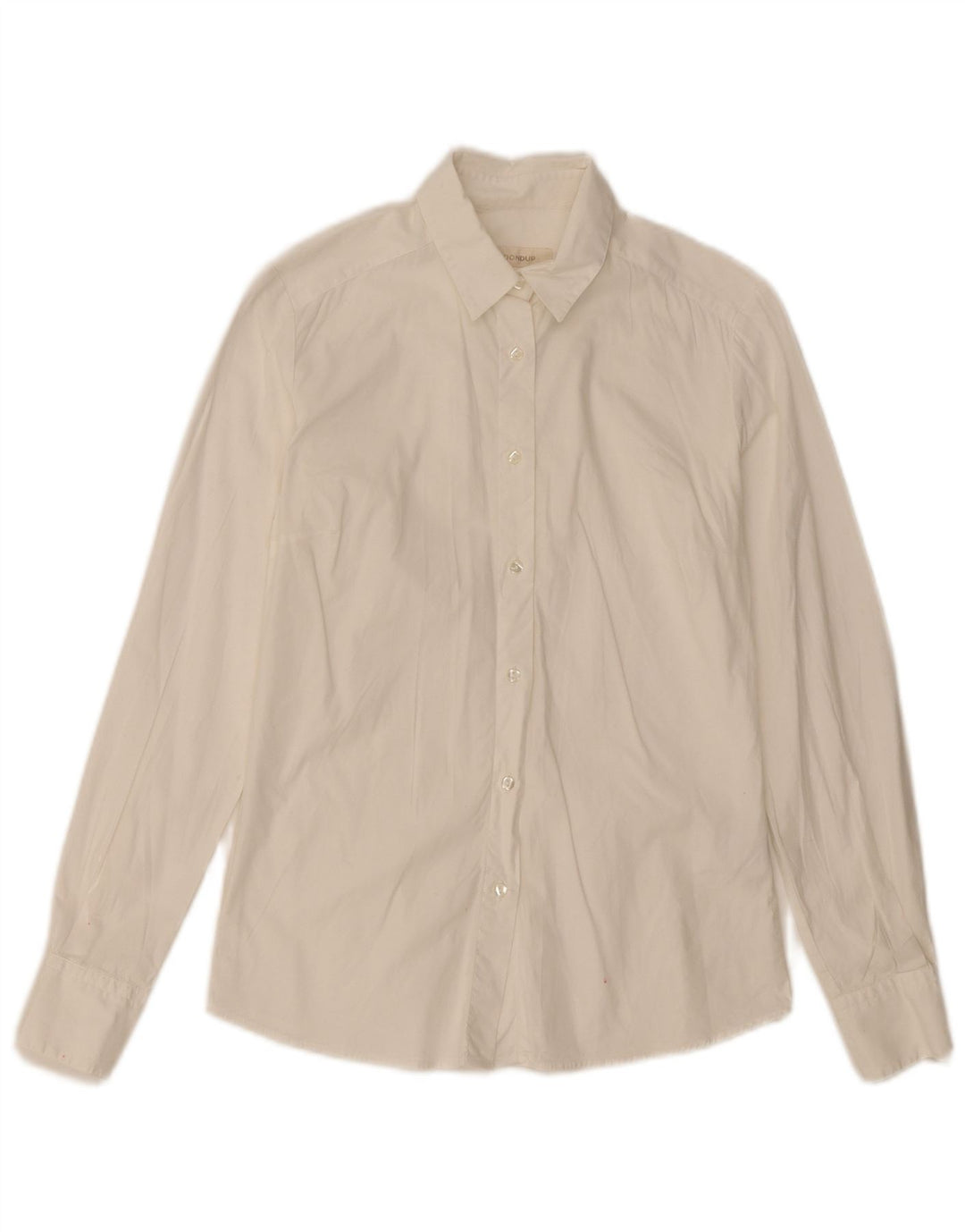 DONDUP Womens Shirt IT 40 Small White Cotton