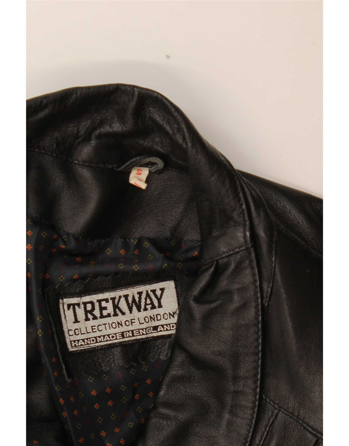 Trekway Γυναικείο Δερμάτινο Παλτό UK 10 Small Black