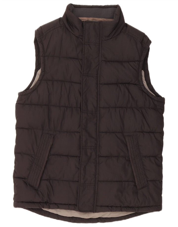 FAT FACE Ανδρικό padded Gilet UK 38 Medium Black Cotton