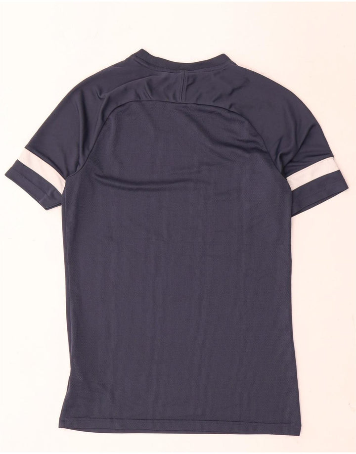 Ανδρικό μπλουζάκι Nike Dri Fit T-Shirt Small Blue Navy Colourblock Πολυεστέρας