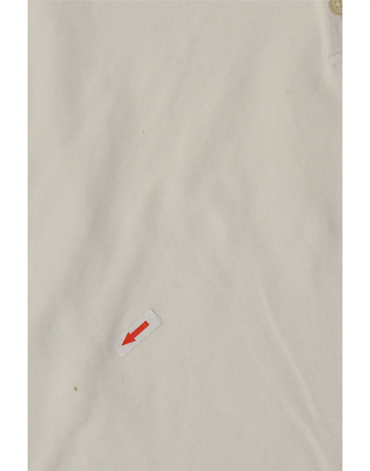 Πόλο Ralph Lauren Γυναικείο πουκάμισο πόλο μεγάλο σε λευκό βαμβακερό