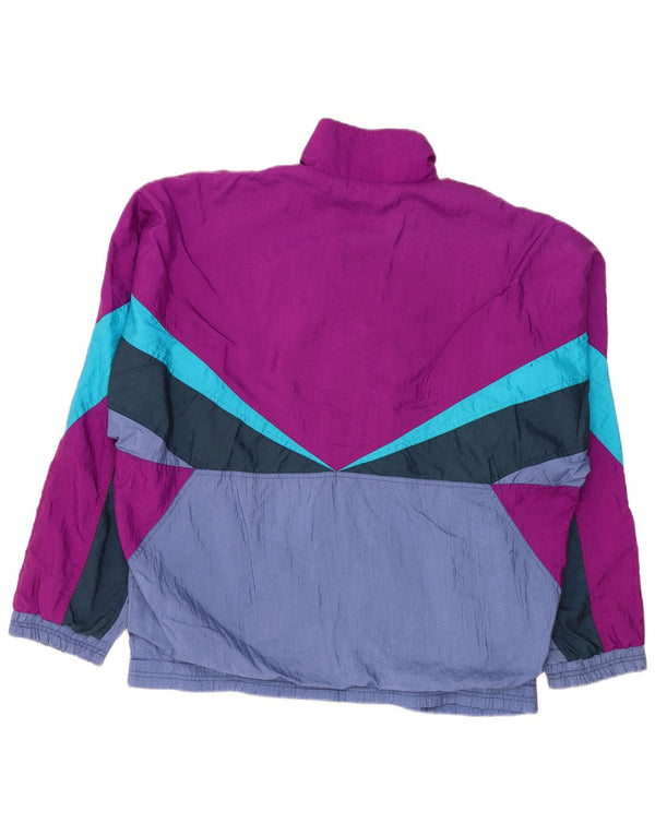 Ανδρική φόρμα Diadora Top Jacket XL Purple Colourblock Nylon