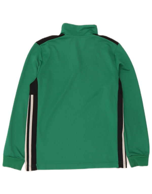 Γραφικό πουλόβερ φόρμας ADIDAS Boys Top 11-12 Years Green Colourblock