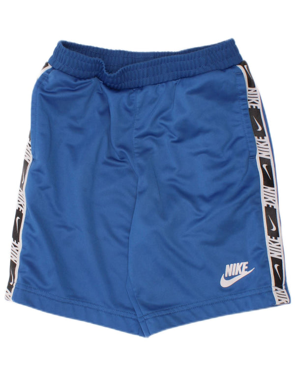 Γραφικά αθλητικά σορτς Nike Boys 6-7 ετών Μεγάλο μπλε πολύχρωμο πολυεστέρα