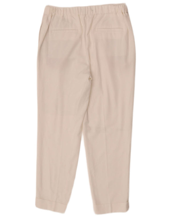 Marks & Spencer Ανδρικό κωνικό παντελόνι Chino UK 10 Small W26 L25 White