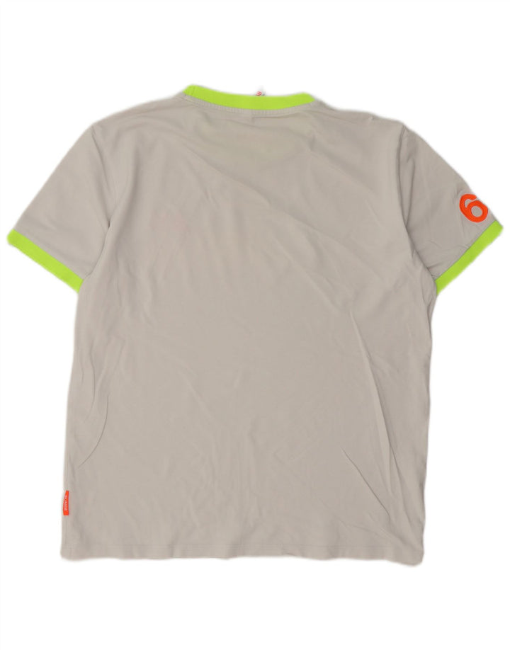 Sun68 Ανδρικό γραφικό T-Shirt Top 2XL Γκρι βαμβακερό