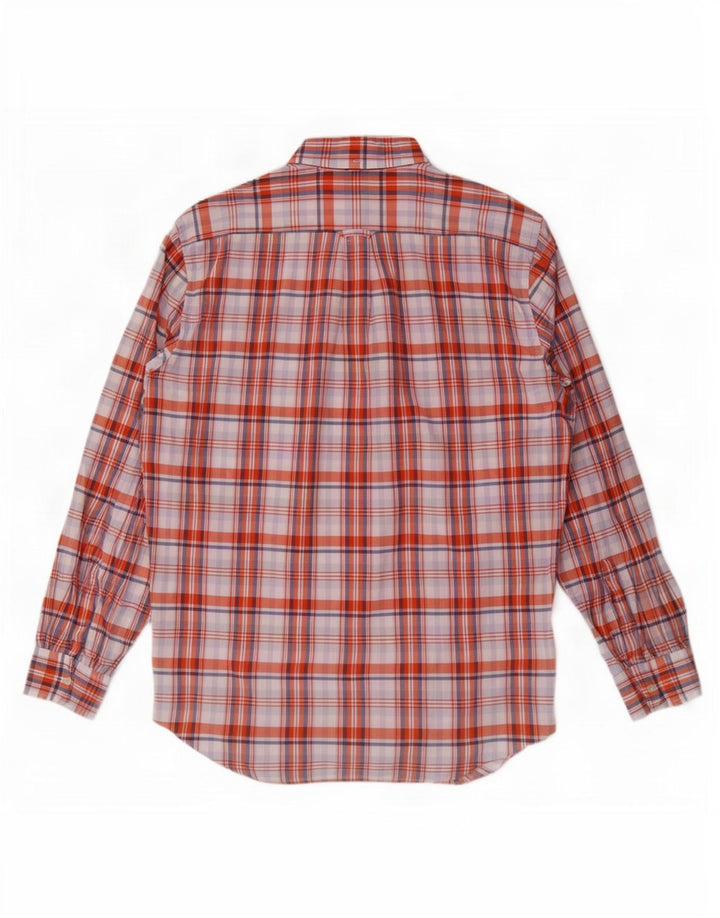 Ανδρικό πουκάμισο Gant Regular Fit Size 41/42 16 1/2 Large Red Check Cotton