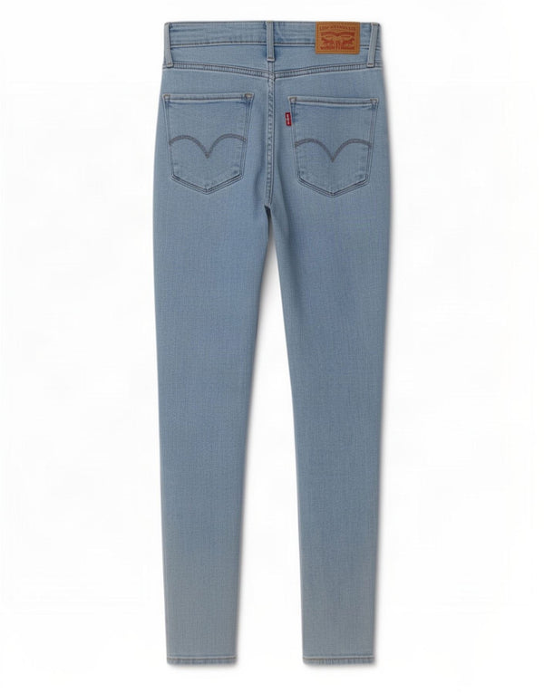 Levi's γυναικείο 721 ψηλό ψηλό στενό τζιν W25 L28 μπλε βαμβακερό