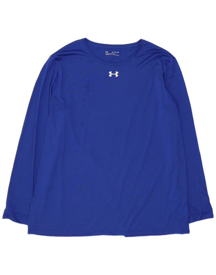 Under Armour Ανδρικό Heat Gear Μακρυμάνικο 3XL Μπλε Πολυεστέρας