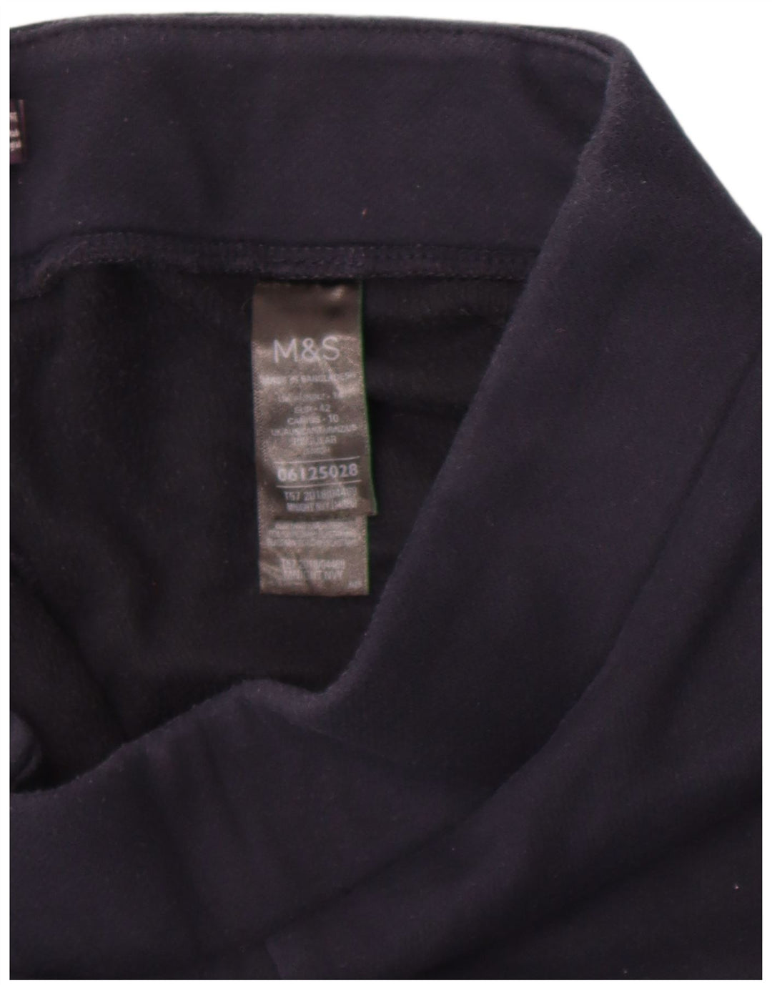 Marks & Spencer Γυναικεία κολάν UK 14 Large Navy Blue Polyester