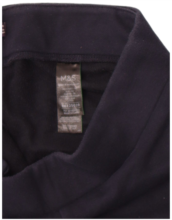 Marks & Spencer Γυναικεία κολάν UK 14 Large Navy Blue Polyester