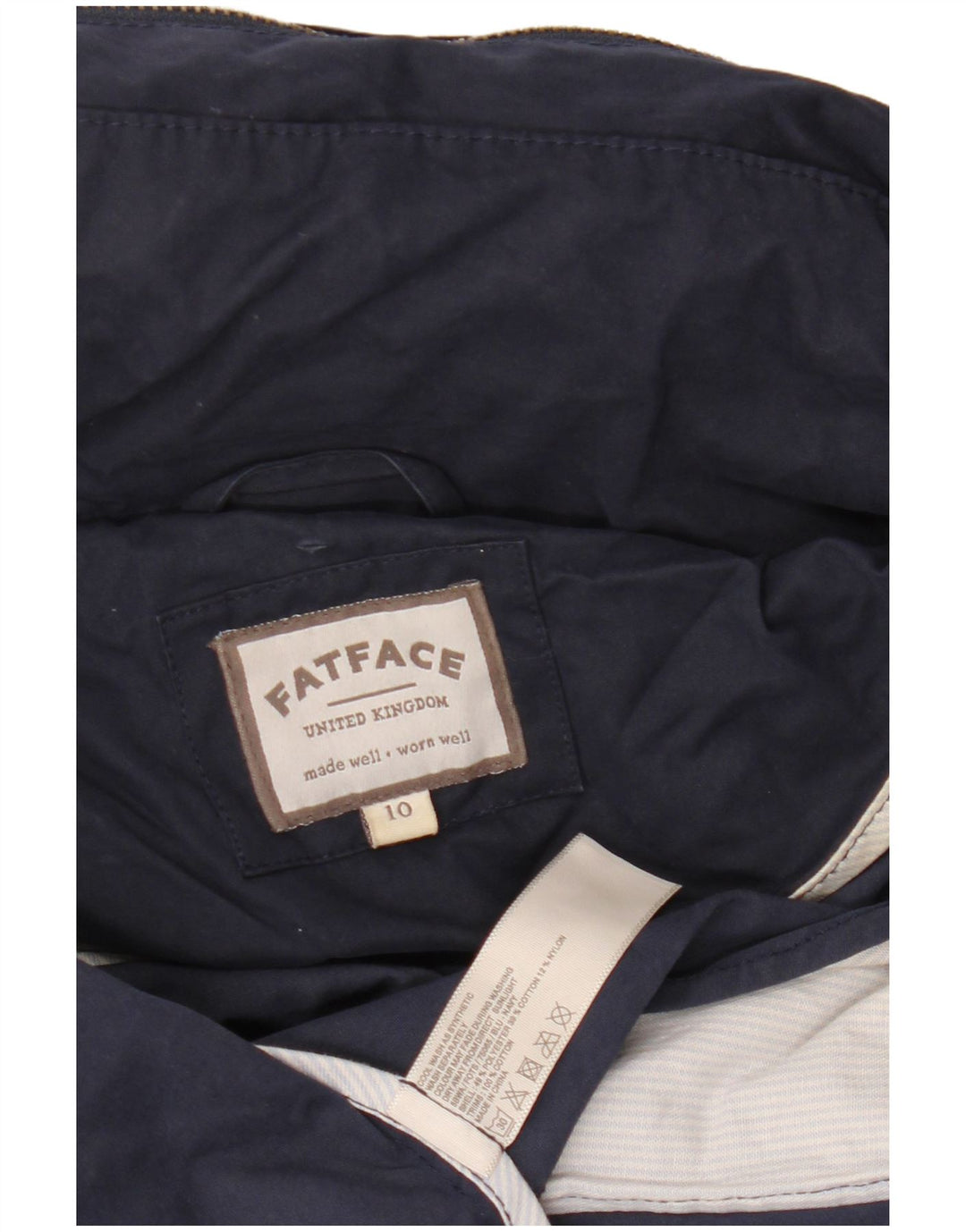 FAT FACE Γυναικείο Utility Jacket UK 10 Small Navy Blue Polyester
